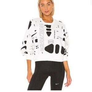 NIKE Future Air Aop Crew Sweater In White